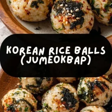 Colorful Korean Rice Balls with vibrant ingredients displayed on a plate