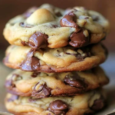 Delicious homemade chocolate chip cookies on a plate