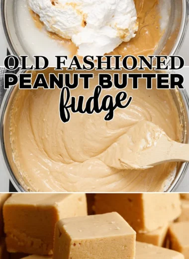 Delicious homemade peanut butter fudge squares on a plate