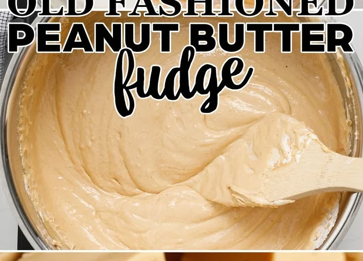 Delicious homemade peanut butter fudge squares on a plate