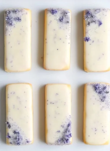 Violet Lemonade Tea Cake Cookies - a delightful blend of lemonade and cake flavors.
