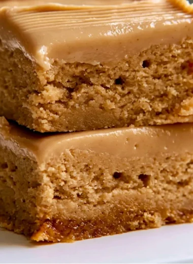 Delicious cozy Peanut Butter Lunch Lady Bars with a golden crust