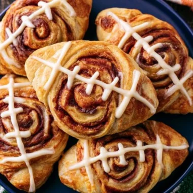 Delicious football-shaped cinnamon rolls ready for game day