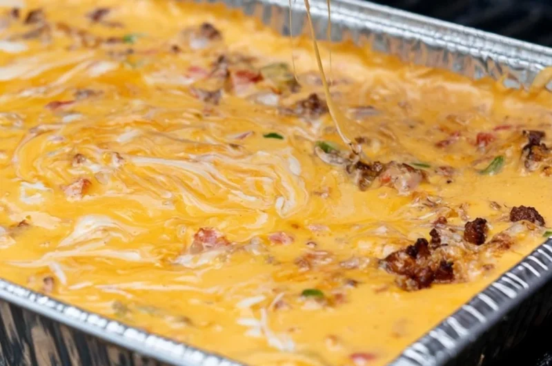 Three delicious variations of smoked queso dip recipes