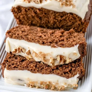Delicious gingerbread loaf inspired by Starbucks recipe, perfect for holiday baking.