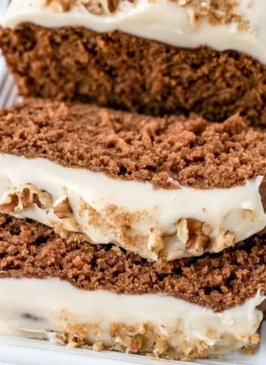 Delicious gingerbread loaf inspired by Starbucks recipe, perfect for holiday baking.